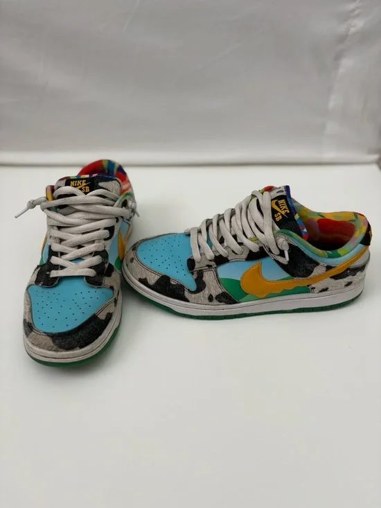 Real Nike SB Chunky Dunky Low-Top in Black, White & Yellow Accents - Picture 3 of 10